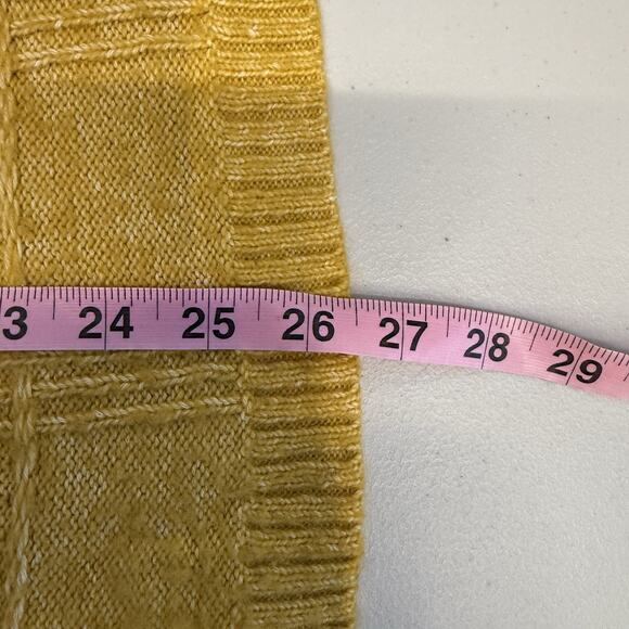 Cabi Pullover Sweater Womens Size S Yellow Chunky Oversized Relaxed Stitch Mix - Picture 8 of 8